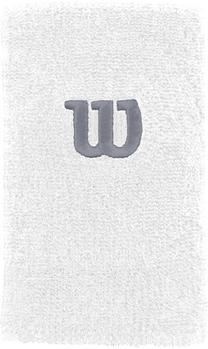 Спортивный напульсник Wilson Extra Wide, белый цв.
