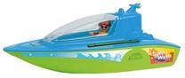 Игрушечная лодка Lena Boazz Sports 4725, синий цв./зеленый цв.