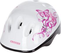 Шлемы велосипедиста Croxer Silky, белый цв./розовый цв., M (55-58cm)