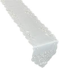 Galda celiņš ovāla OHG01-1, balta krās., 40 x 140 cm