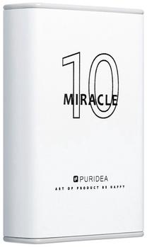 Lādētājs-akumulators (Power bank) Puridea Miracle S15, 10000 mAh, balta krās.