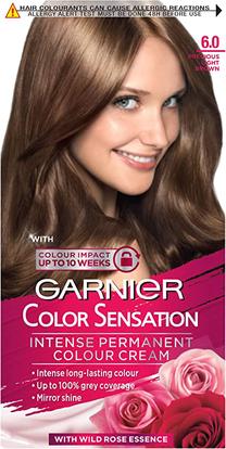 Matu krāsa Garnier Color Sensation, precious dark blond krās., 6.0, 60 ml