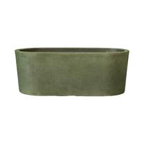 Gėlių vazonas Domoletti M-18C20, spw, 20 cm x 10 cm, Ø 20 cm, žalia sp.