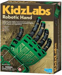 Rotaļu robota roka 4M 3284, melna krās./zaļa krās.
