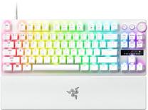 Laidinė žaidimų klaviatūra Razer Huntsman V3 Pro TKL RZ03-05521000-R3M1 Analog Optical Gen 2, Anglų (US), balta sp.