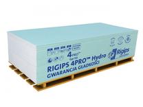 Gipso kartono plokštė Rigips GKBI 4PRO H2, 200 cm x 120 cm x 1.25 cm, atspari drėgmei