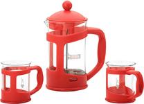 Kavinukas French Press Bialetti, 1 l, raudona sp.