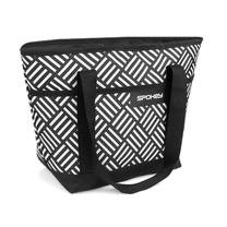 Šaltkrepšis Spokey Acapulco, balta sp./juoda sp., 39 x 15 cm, 10 l