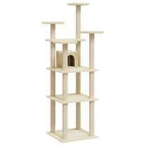Kačių draskyklė VLX Cat Tree with Sisal, 60.5 cm x 60.5 cm x 17.1 cm
