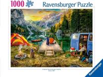 Puzle Multigra At the Campsite, 70 cm x 50 cm, 1000 gab.