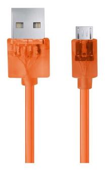 Laidas Esperanza USB 2.0 A male, Micro USB 2.0 B male, 1.5 m, oranžinė sp.