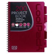 Užrašų knygelė CoolPack Spiral Note Book 94245CP, langeliais, A5, 200 lapų, Raudona sp.