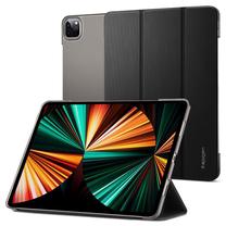 Planšetdatora vāciņš Spigen Liquid Air Folio for iPad Pro 12.9 2021, melna krās., 12.9"