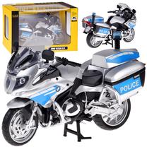 Игрушечный мотоцикл MSZ BMW R1250 RT-P, 1:12, серебристый цв.
