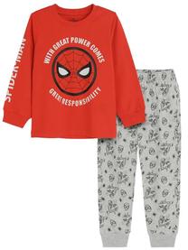Pidžama, klasisks, zēniem Cool Club Spider-Man LUB2712195-00, sarkana krās./pelēka krās., 92 cm