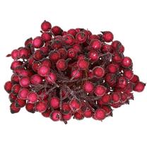 Ziemassvētku dekors Springos Rownberry Frozen CA0745, 15 cm, sarkana krās., 100 gab.