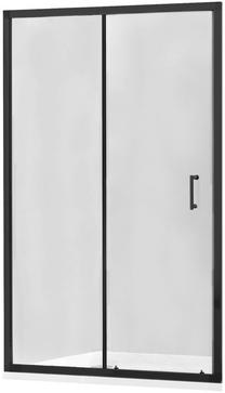 Dušo durys Mexen Apia 845-150-000-70-00, 150 cm x 190 cm, juoda sp./grūdintas