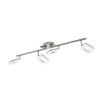 Šviestuvas nukreipiamasis Eglo Litago 97009, LED, 3000 °K, 4 x 4 W, balta sp. / nikelio sp.