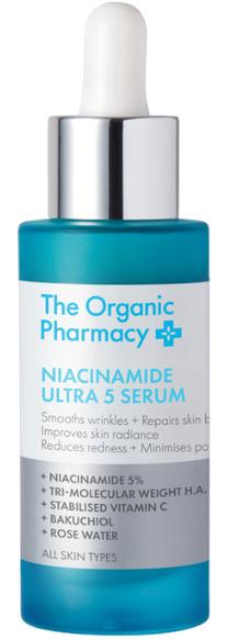 Veido serumas The Organic Pharmacy Niacinamide Ultra 5 Serum, 30 ml