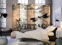 Širma Artgeist Vintage Correspondence II Paravent500, įvairių spalvų, 225 cm x 172 cm