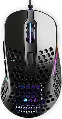 Laidinė žaidimų pelė Xtrfy M4 RGB, juoda sp.