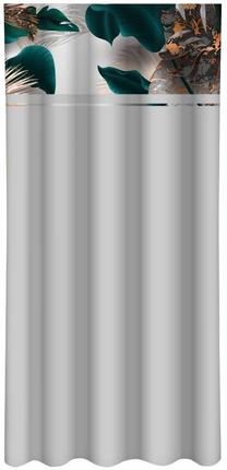Nakts aizkari ZMK-122, balts krās./pelēka krās./sarkana krās., 160 cm x 270 cm