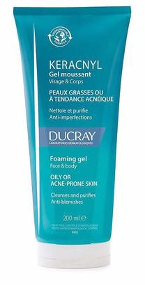 Sejas mazgāšanas želeja Ducray Keracnyl, 200 ml