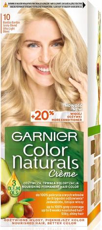 Kраска для волос Garnier Color Naturals Creme, ultra light blond цв., 10, 100 мл