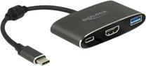 Adapteris Delock USB C male, HDMI, 0.2 m