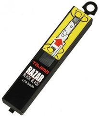Ломающиеся лезвия TAJIMA RAZAR with card LCB50RBC, 10 см, cталь, 10 шт.