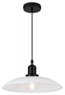 Valgusti rippuv GTV Horizon 4499 OS-HORI-00-DEC, E27, 1 x 40 W, valge v. / must v.