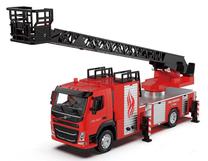 Игрушечная пожарная машина MSZ Volvo Ladder Truck 68381, красный цв.