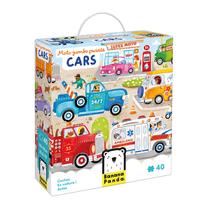Пазл Bananapanda Moto Jumbo Cars, 48 см x 68 см, 40 шт., многоцветный