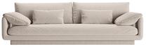 Sofa Micadoni Torino Structured, šviesiai smėlinė, 250 x 103 cm x 83 cm