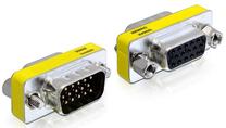 Adapteris Delock VGA Male, VGA female, dzeltena krās.
