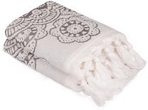 Vannas dvieļu komplekts Foutastic Marcello 321SHS1297, ziloņkaula krās./pelēka krās., 90 cm x 50 cm, 2 gab.