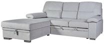 Kampinė sofa Home4you Sybil VN, pilka sp., 250 x 164 cm x 94 cm