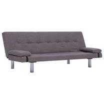 Sofa-lova VLX Polyester, pilka sp., 168 x 77 cm x 66 cm