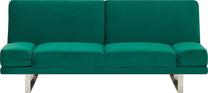 Sofa-lova Beliani York, žalia sp., 190 x 89 cm x 81 cm