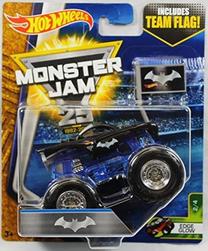 Žaislinis keturratis Spin Master Monster Jam Batman, mėlyna sp./juoda sp.
