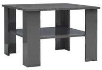 Kavos staliukas VLX 800215, pilka sp., 60 cm x 60 cm x 42 cm