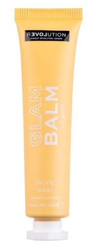 Lūpų balzamas Makeup Revolution London Glam Balm Balm, 15 ml, tropic baby pineapple