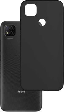 Telefona vāciņš 3MK Matt Case for Redmi 9C, melna krās., Xiaomi
