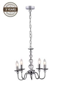 Valgusti rippuv Domoletti Donna 2020146-5, E14, 5 x 40 W, kroom v. / kroom v.