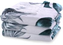 Pledas DecoKing Jungle, baltas/žalias/pilkas, 150 cm x 200 cm