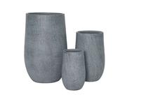Gėlių vazonas Domoletti LT14882-3S, keramika/molis, Ø 48 cm, pilka sp.