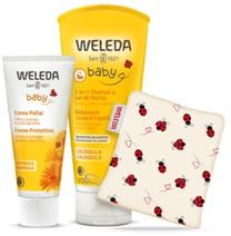 Kūno priežiūros rinkinys Weleda Baby Calendula, 230 ml, 3 vnt.