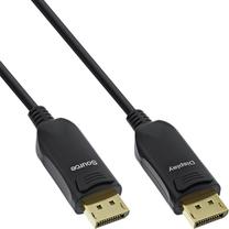 Кабель InLine AOC 8K4K 17225I DisplayPort 1.4 Male, DisplayPort 1.4 Male, 20 м, черный цв.