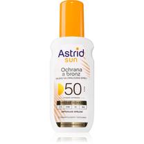 Purškiklis įdegio priežiūrai kūnui Astrid Bronz SPF50, 150 ml