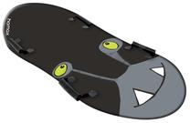 Slidinėjimo lenta Hamax Twin-Tip Surfer, juoda sp., 120 cm